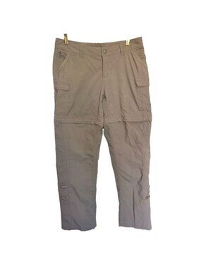 The North Face Cargo Pants Womens 6 Khaki Brown Regular Fit Convertible